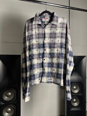 Vale Forever Sky Gems Flannel Long Sleeve Shirt